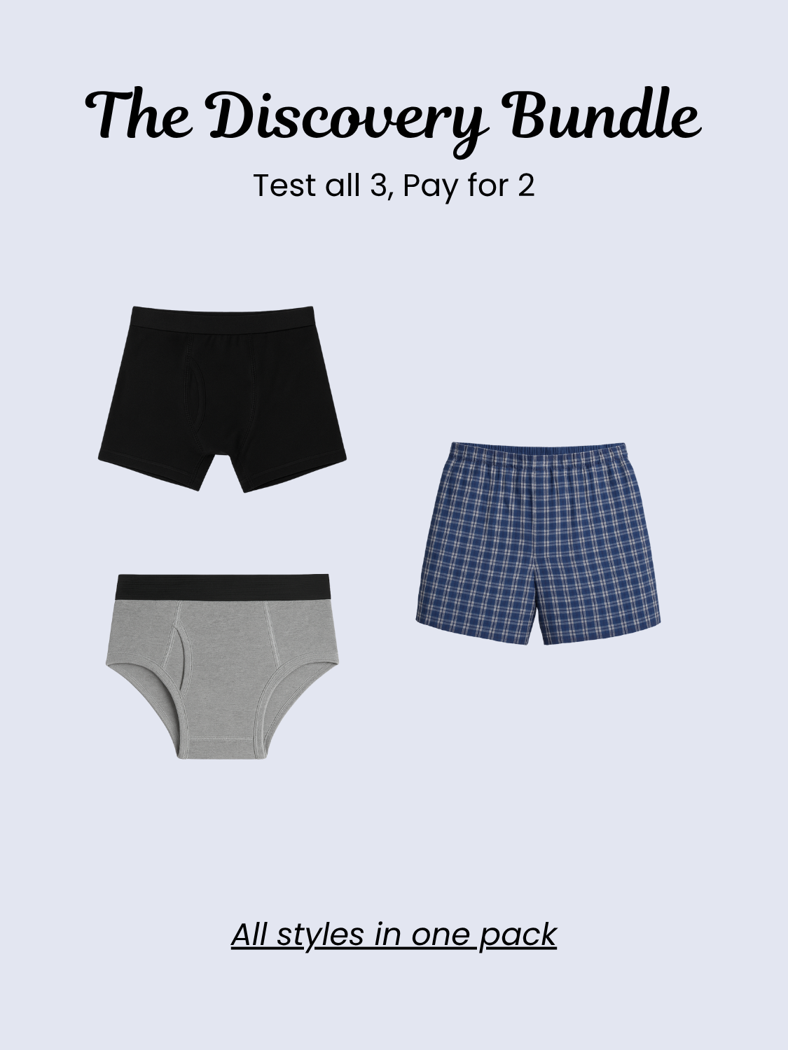 The Discovery Bundle (Pay for 2, Get 3)